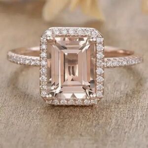 Rose Gold Costume Ring, size 7